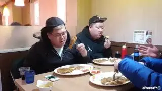 BJ김여포//엄삼용vs김여포 돈까스 세미푸파!!(대구 전원돈까스 with.송비오,병호)