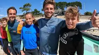 Young Blood goes Wing Foiling