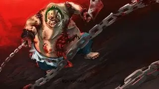 Эпичное гг:D Pudge БОГ ХУКА