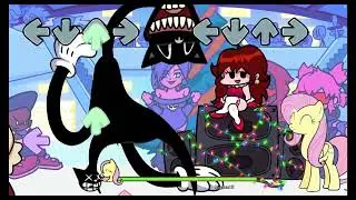 Friday Night Funkin' Multiplayer Fluttershy vs Cartoon Cat (Trapped Mouse)