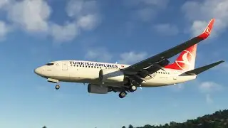 MSFS PMDG 737 - 700 LTAS Zonguldak Çaycuma Landing