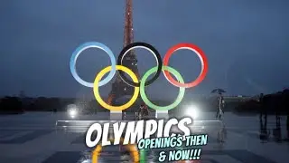 Olympics Opening Ceremonies Before & Now #2024 #Olympics #paris #france #spain #argentina