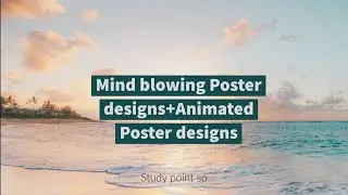 Animated poster designs.