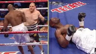 Andy Ruiz Jr vs Carl Davis - Fight Highlights, TKO