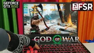 FSR Test in GTX 1650 - God of War - Asus Tuf A15 - Ryzen 5 4600H - 16gb Ram 😂