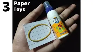 3 Simple Paper Toys - How to make three paper toy
