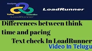 what is the think_time and pacing. How to calculate pacing and Adding Text checks.