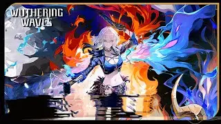 wuthering waves🔴 2.7 Galbrena Best fight With characters all support destroy the powerful enemy