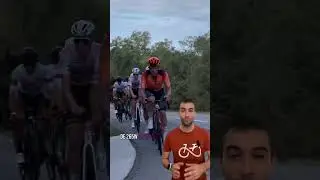 Dos ciclistas profesionales reventaron una grupeta de aficionados 🙃 