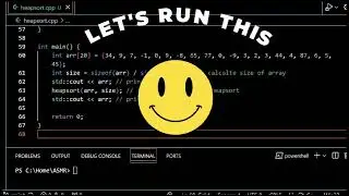 ASMR Coding : Implementing heap sort algorithm in cpp | full walkthrough with relaxing keystrokes