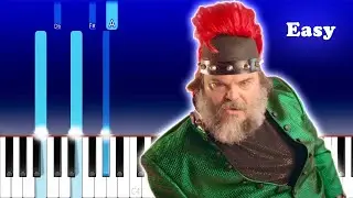 Jack Black - Peaches (EASY Piano Tutorial)