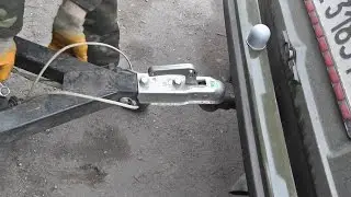 Conversion of a towbar for a VAZ 2101/03/06 to a VAZ 2104.