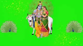 krishna green screen no copyright || janmashtami green screen video | krishna animation green screen