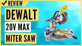 DEWALT 20V MAX* 7-1/4-Inch Miter Saw, Cordless (DCS361M1) Review
