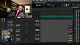 Fedarro Recording a dope song 