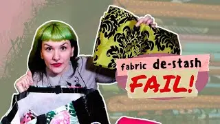 Unboxing my Fabric Haul! (fabric destash swap gone wrong)