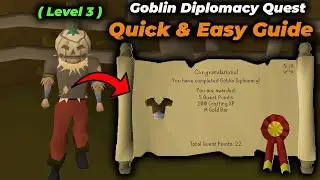 OSRS Goblin Diplomacy Quest Guide – Quick & Easy Walkthrough for Low Level Players!