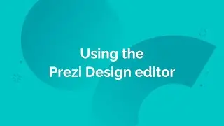 Using the Infographics (Prezi Design) editor