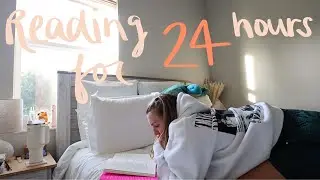reading for 24 hours! | spoiler free reading vlog