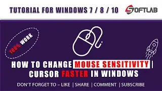 How to Change Mouse Sensitivity | Make Cursor Faster | Fix Mouse Scroll & Speed Issues in Windows 10