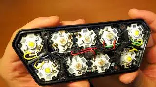 3D printed turn signals for an electric bike with a brake light