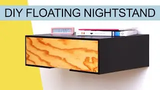 Making Floating Nightstand with Drawer