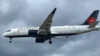Air Canada Airbus A220 Landing Toronto Pearson!