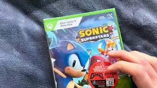 Unboxing de Sonic Superstars pro Xbox One e Xbox Series X