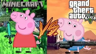 Свинка Пеппа на русском новые серии  MINECRAFT или GTA