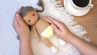 Совместник по вязанию куклы 🧶/ Кукла Забавушка🐥/ Обзор📺