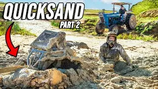Can-Am STUCK In QUICKSAND! *Tractor had to pull me out*