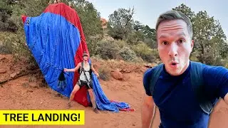 Surviving An Unknown BASE JUMP With The Boys!