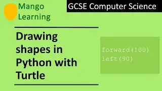 Drawing shapes in Python with Turtle