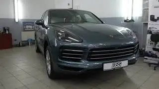Porsche Cayenne E3 |  Олкейка в ультраглянцевую защитную пленку | Антихром | SouthArt