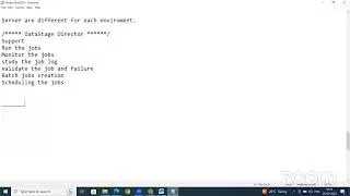 3rd March 2023 - DataStage Training