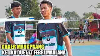 GABER KAYONO MANGPRANG WHEN PARTNERED WITH FT FEBRI MAULANA | THE LATEST VOLLEYBALL KUWU CUP MEGU...