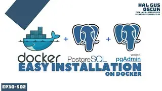 Install pgAdmin and PostgreSQL on docker to manage your Databases