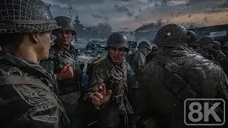 D-Day / Omaha Beach June 6, 1944｜Operation Overlord｜Call of Duty WW2 - 8K HDR