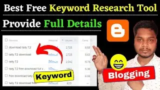Best Free Keyword Research Tool for Blogging | Free Keyword Research Tool 2021