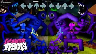 Rainbow Friends ALL Blue VS ALL Purple but | Friday Night Funkin Mod Roblox