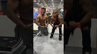 POSING WITH INDIAN KAI GREENE 🇮🇳💪🏽 