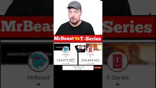 MrBeast Vs T-Series GAS GAS Sub Count 🤩