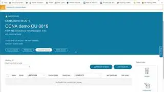 Creating a CCNA1 course