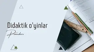 MTM o'ynash mumkin bo'lgan jamoaviy va yakka Didaktik o'yinlar.
