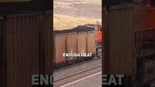 Why do they spray coal on trains?