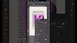 Adobe Illustrator’da 'Bubble Text Effect' yapıyoruz 😍🪄 #viral #trending #shorts #reels