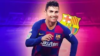 Ronaldo scoring a corner for FC Barcelona | PesMobile 2021