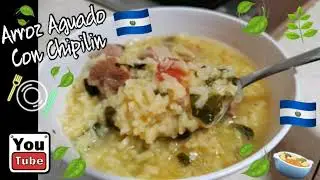 ¡ARROZ AGUADO CON CHIPILIN! #elsalvador #comidasalvadoreña