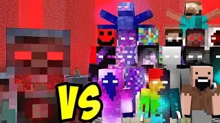 30 STRONGEST creepypasta mobs vs Blood God of infinity