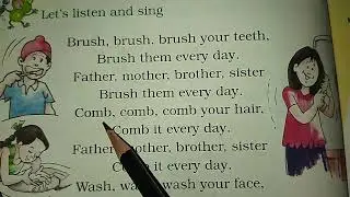 Brush, brush, brush your teeth class 2